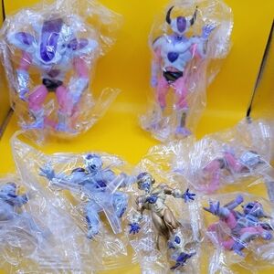 Purple and Gold Freiza Action Figures Set Of 7 ACCEPTING REASONABLE OFFERS